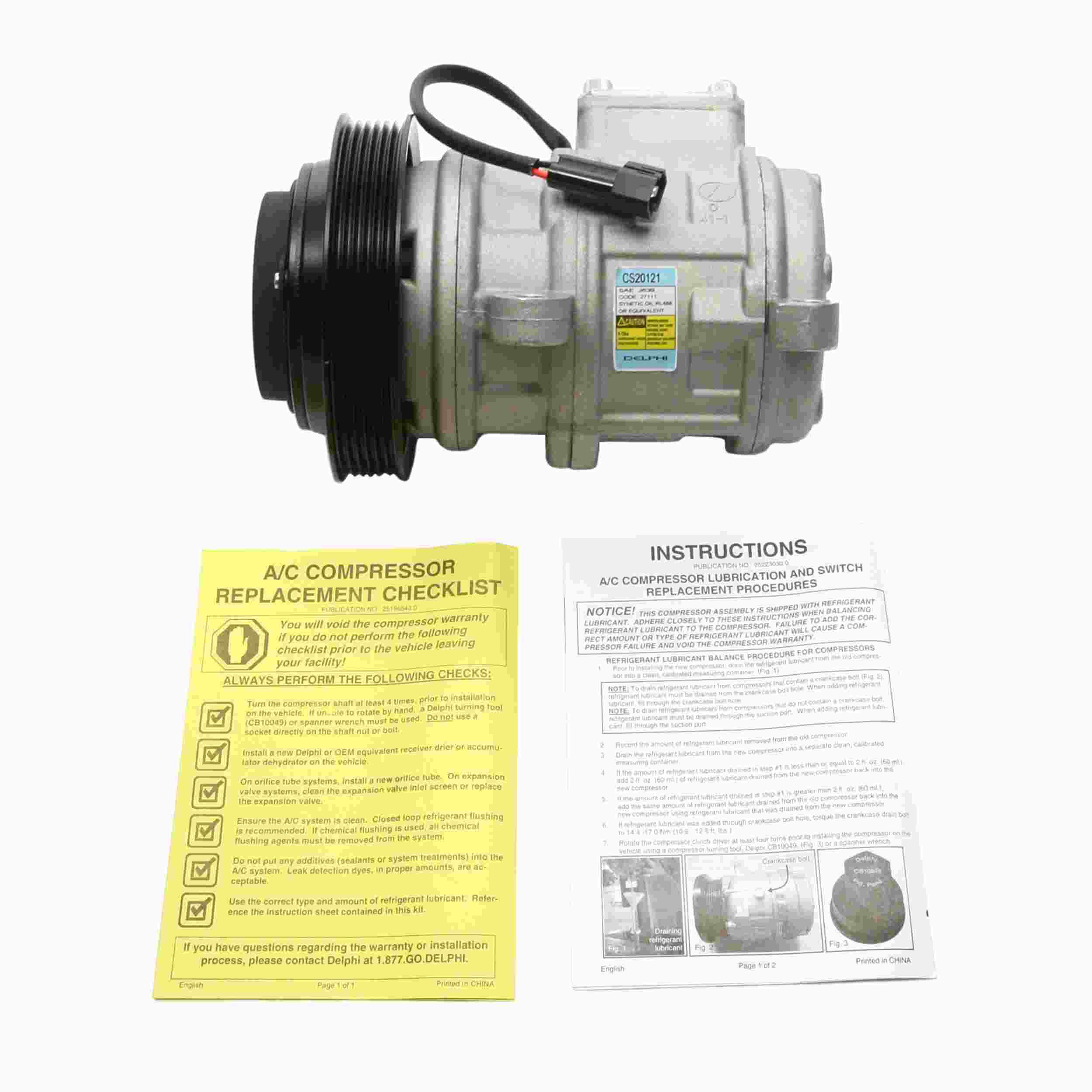 Delphi A/C Compressor CS20121