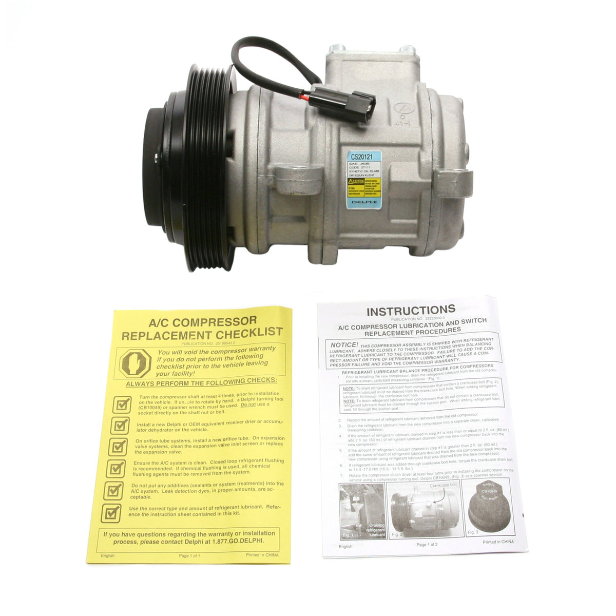 Delphi A/C Compressor CS20121