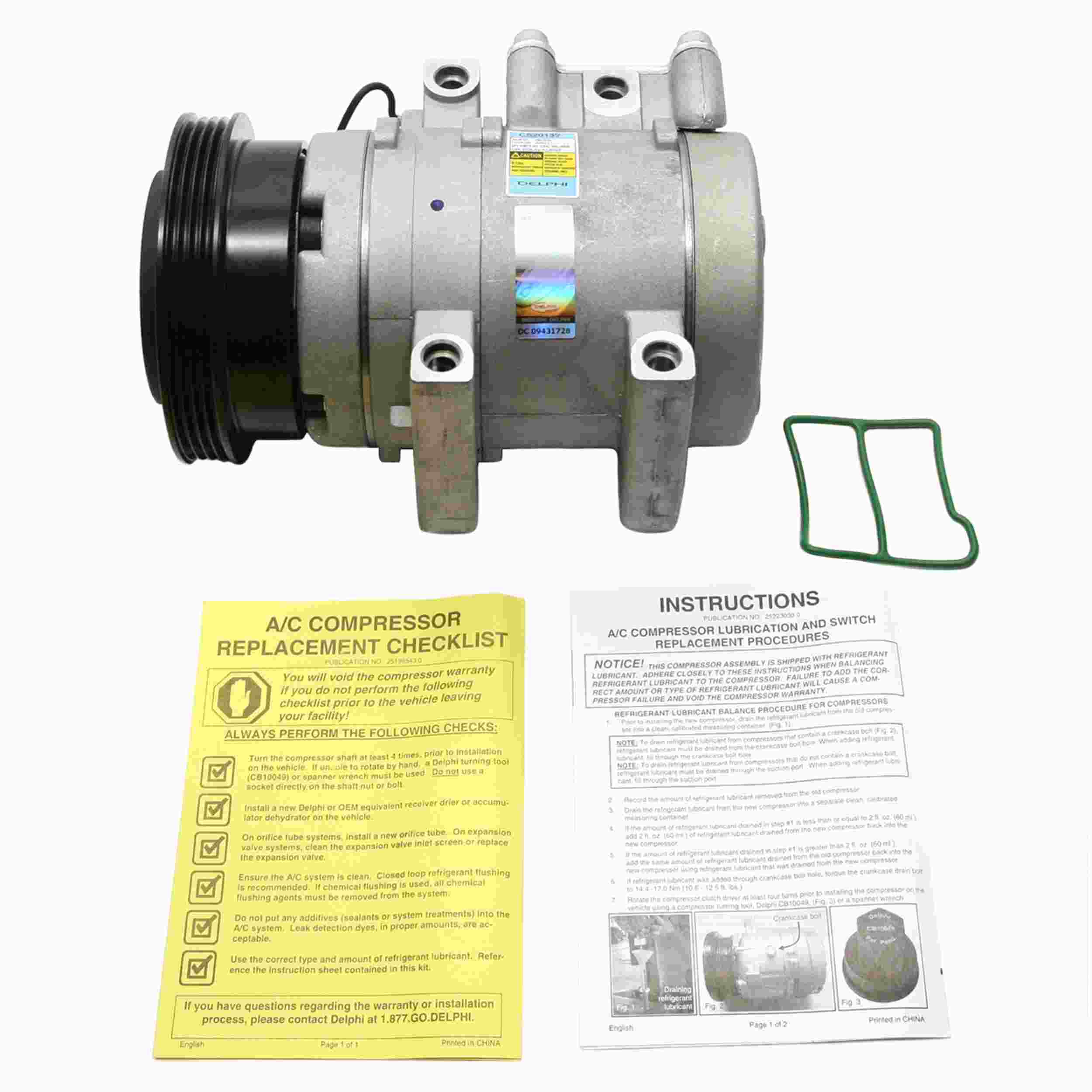 Delphi A/C Compressor CS20132