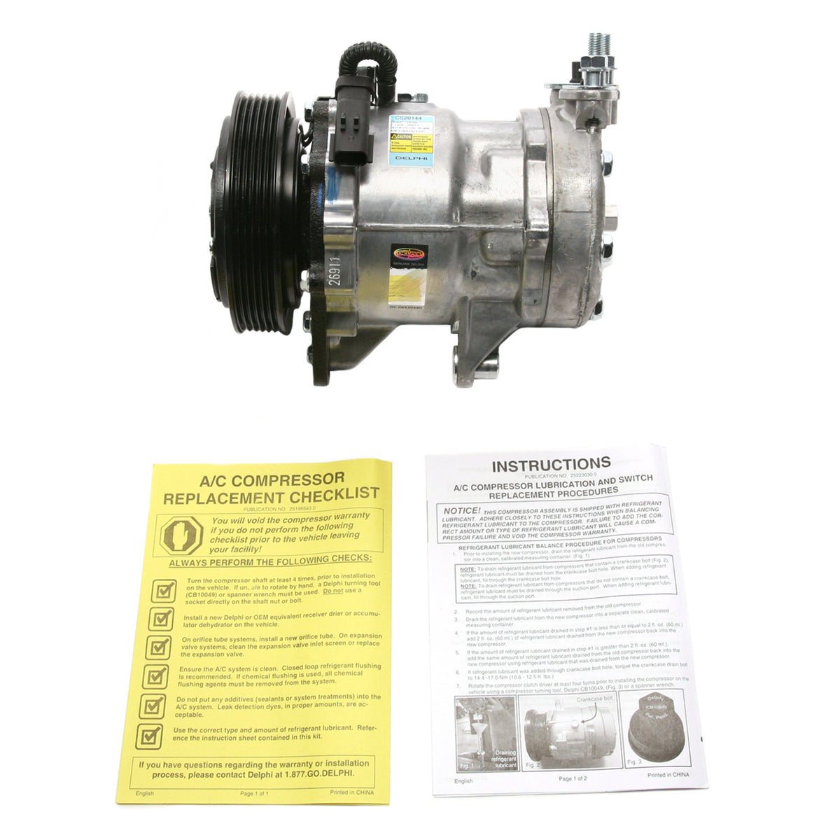 Delphi A/C Compressor CS20144