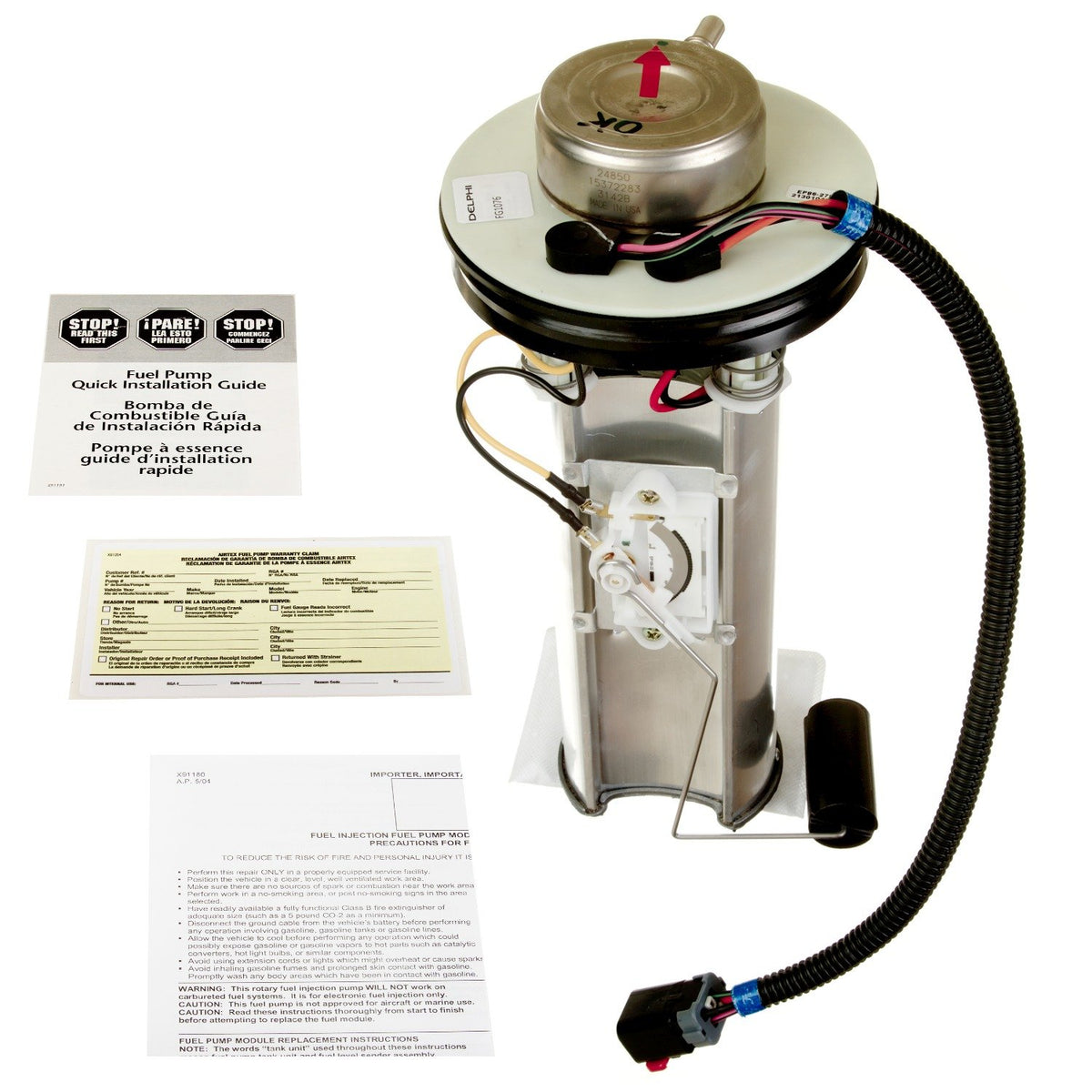 Delphi Fuel Pump Module Assembly FG1076