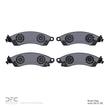 Dynamic Friction Company Disc Brake Pad Set 1000-0412-00