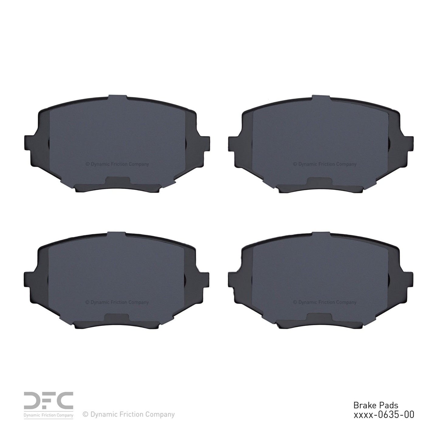 Dynamic Friction Company Disc Brake Pad Set 1000-0635-00