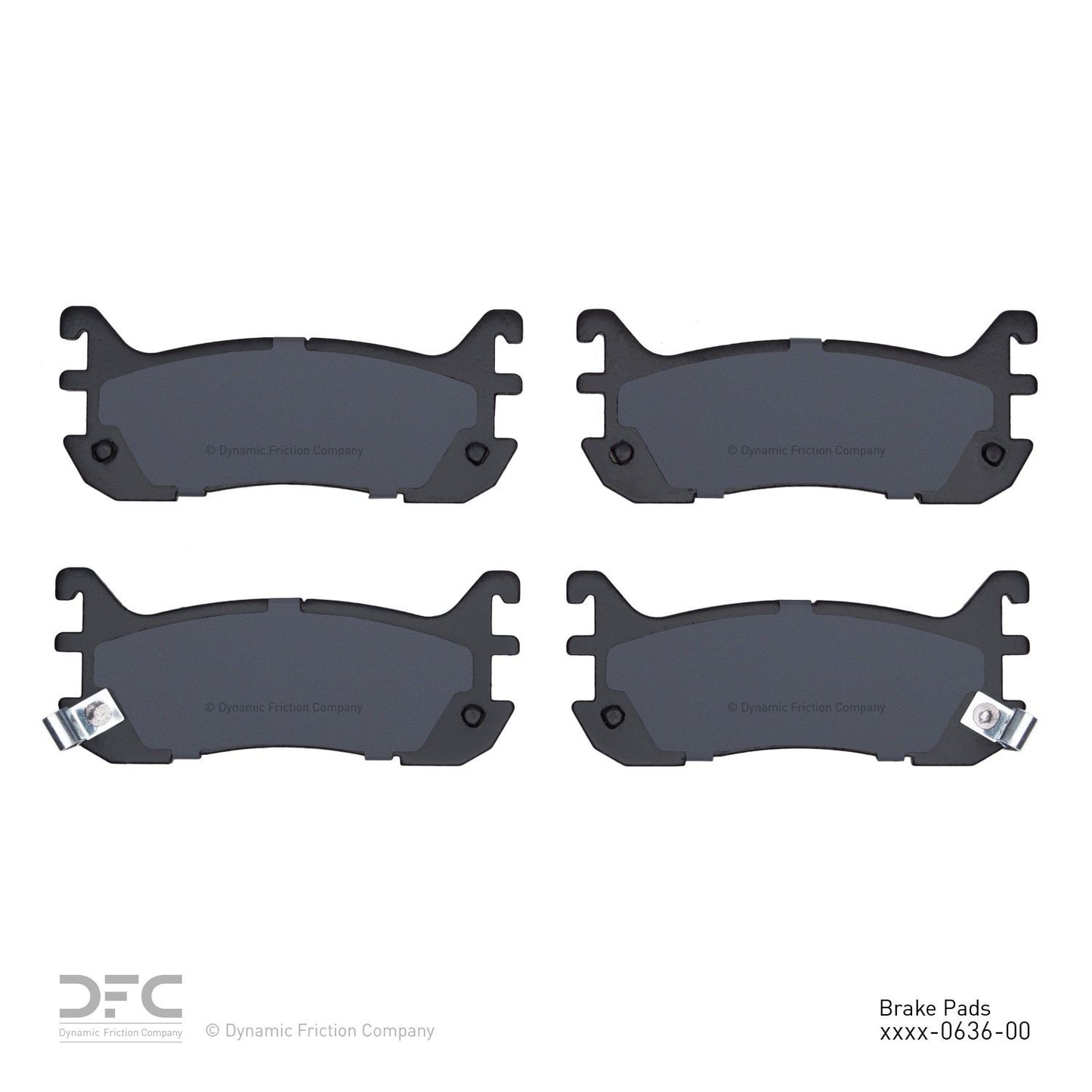 Dynamic Friction Company Disc Brake Pad Set 1000-0636-00