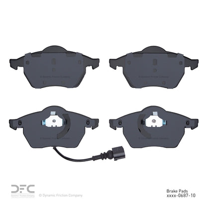Dynamic Friction Company Disc Brake Pad Set 1000-0687-10