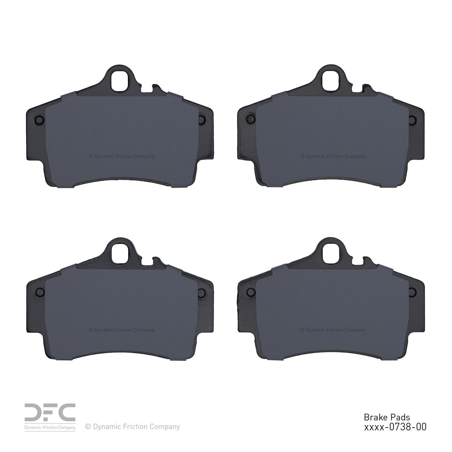 Dynamic Friction Company Disc Brake Pad Set 1000-0738-00