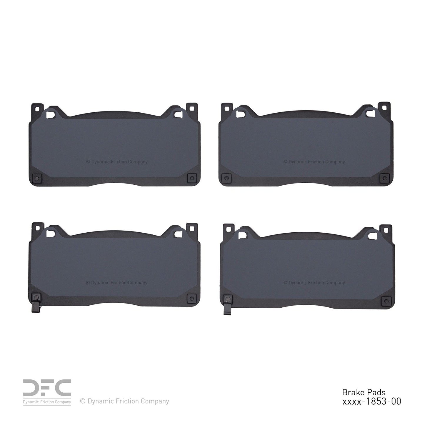 Dynamic Friction Company Disc Brake Pad Set 1000-1853-00