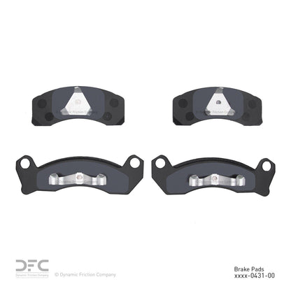 Dynamic Friction Company Disc Brake Pad Set 1115-0431-00