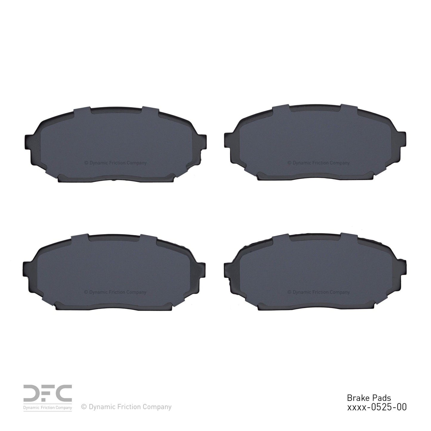 Dynamic Friction Company Disc Brake Pad Set 1115-0525-00