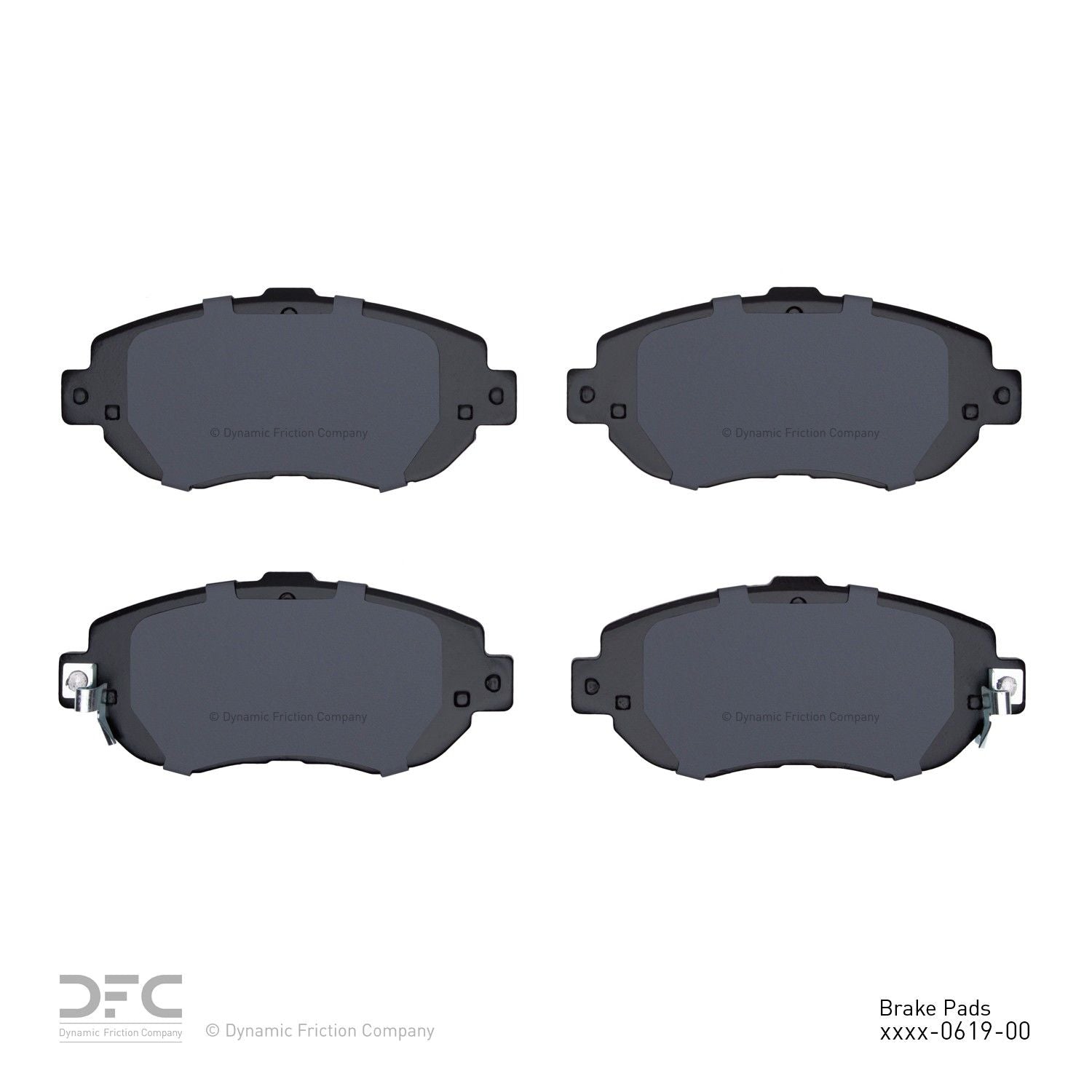 Dynamic Friction Company Disc Brake Pad Set 1115-0619-00