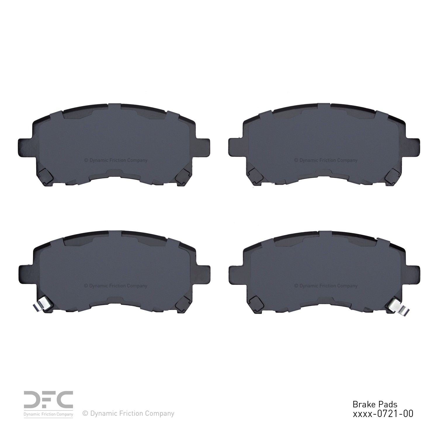 Dynamic Friction Company Disc Brake Pad Set 1115-0721-00