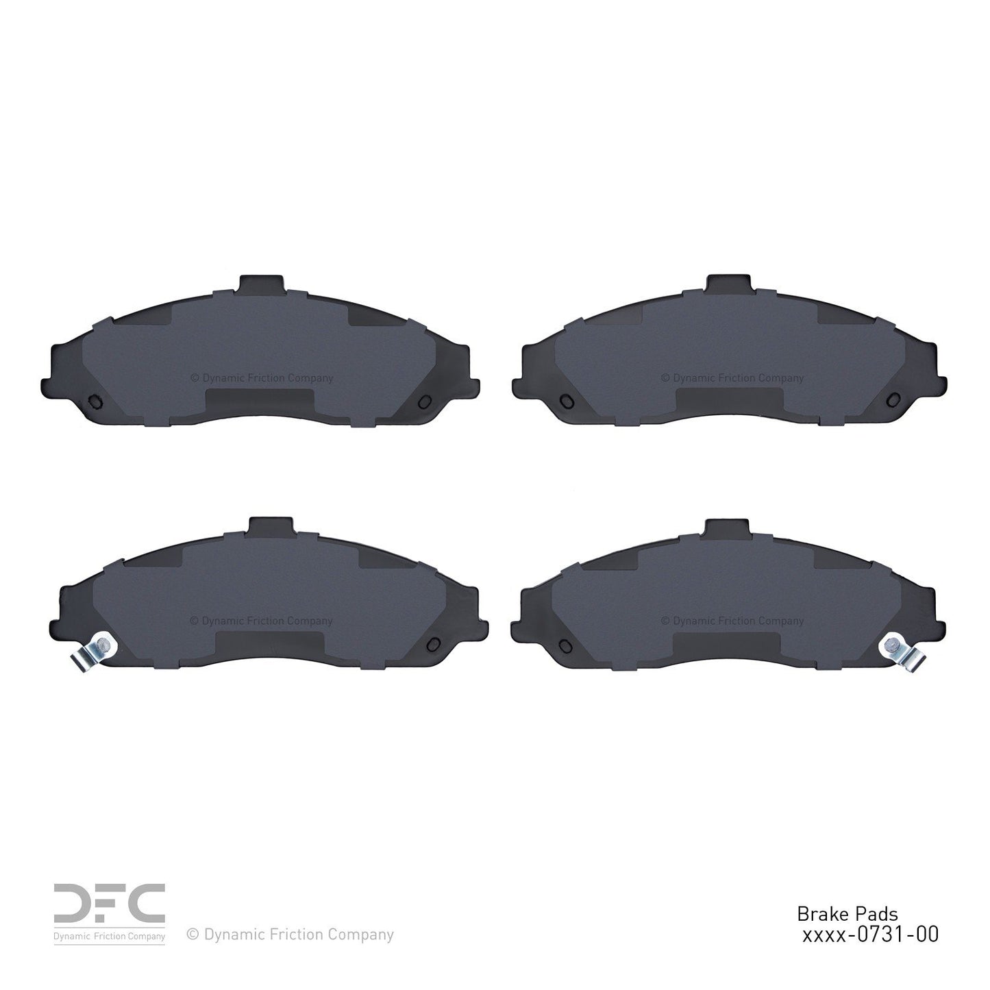 Dynamic Friction Company Disc Brake Pad Set 1115-0731-00