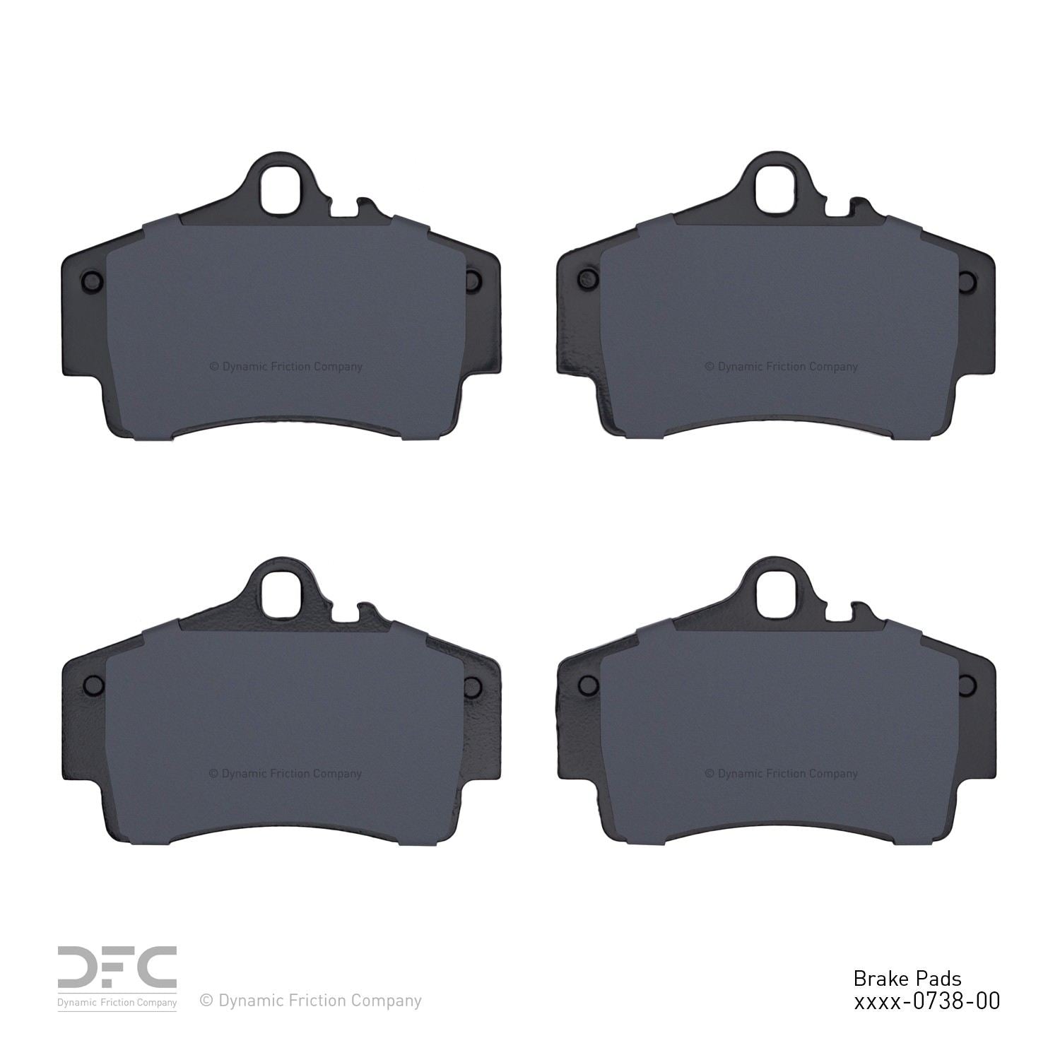 Dynamic Friction Company Disc Brake Pad Set 1115-0738-00