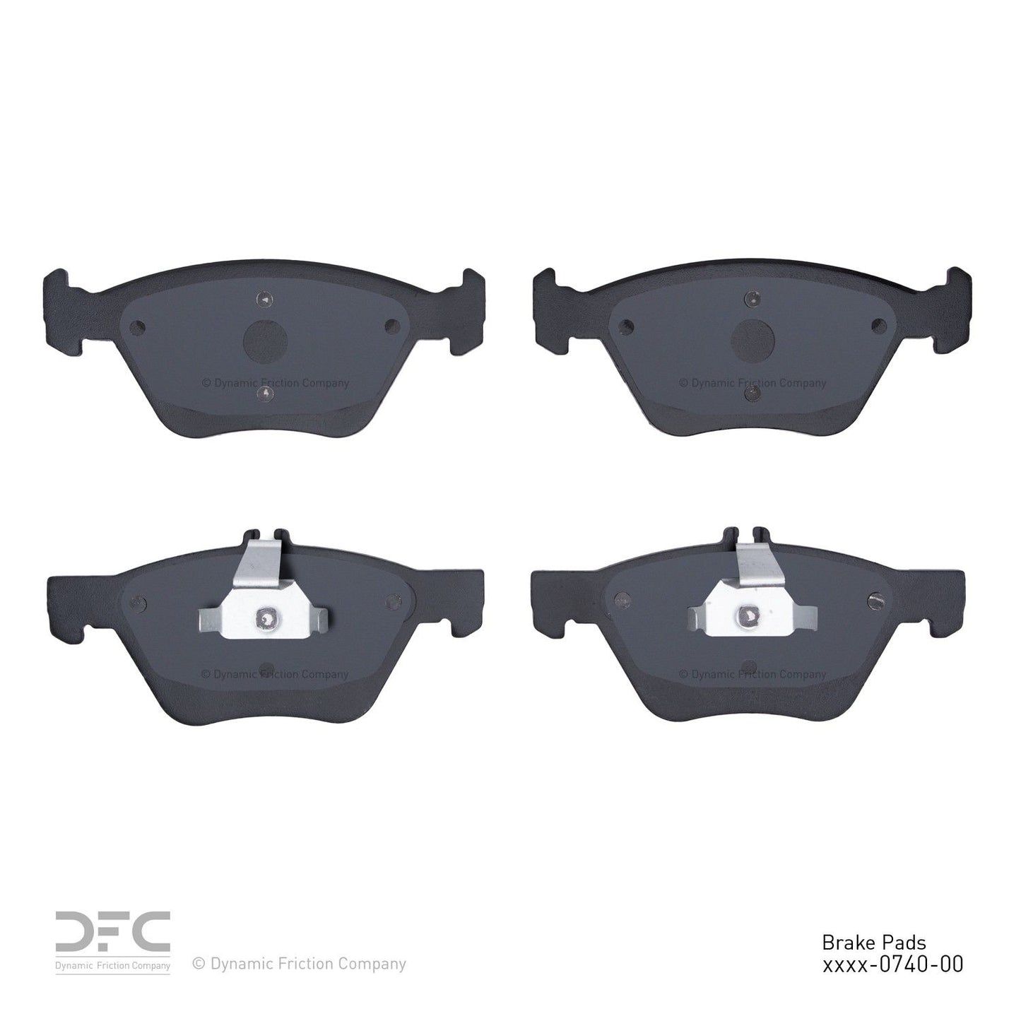 Dynamic Friction Company Disc Brake Pad Set 1115-0740-00