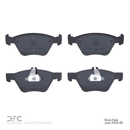 Dynamic Friction Company Disc Brake Pad Set 1115-0740-00