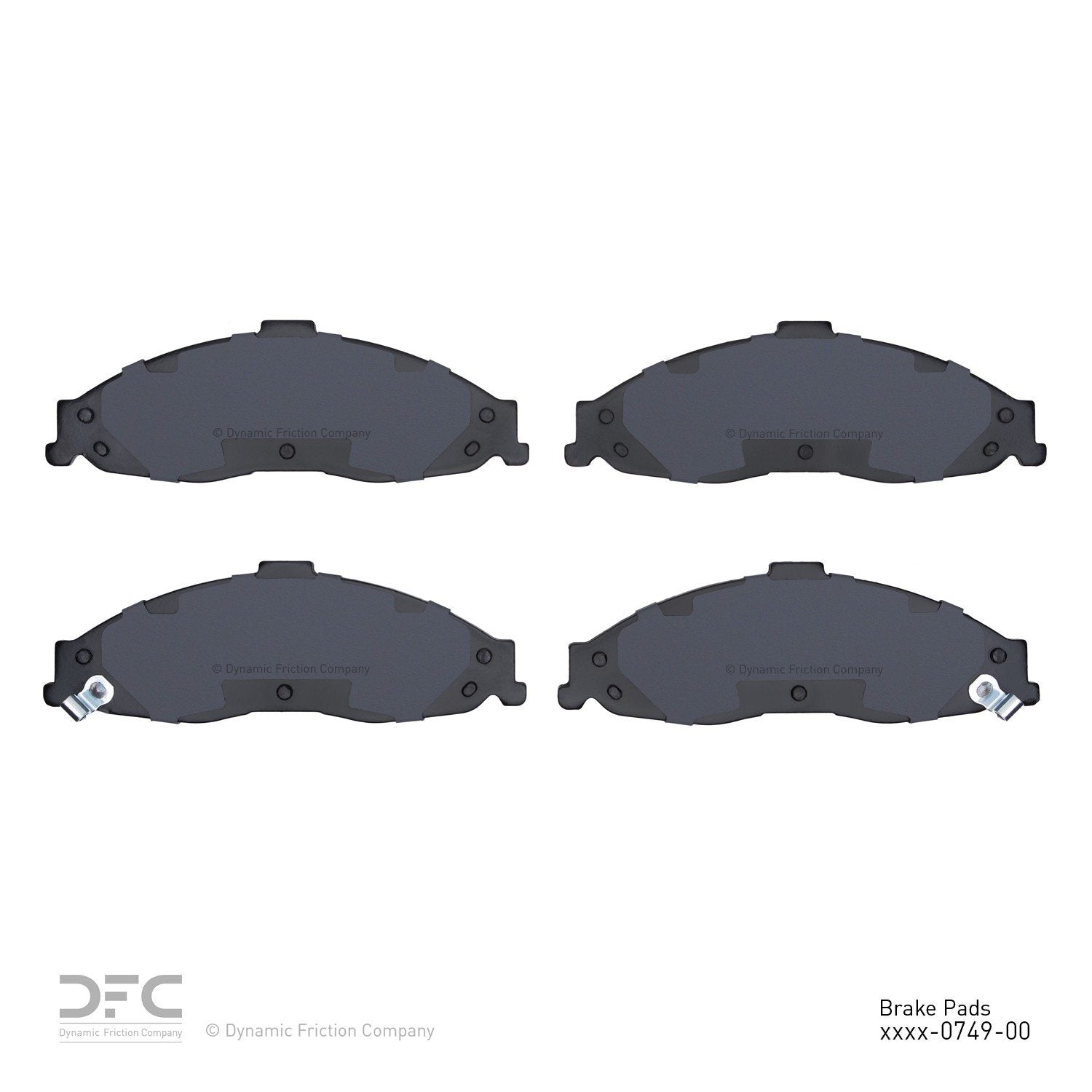 Dynamic Friction Company Disc Brake Pad Set 1115-0749-00