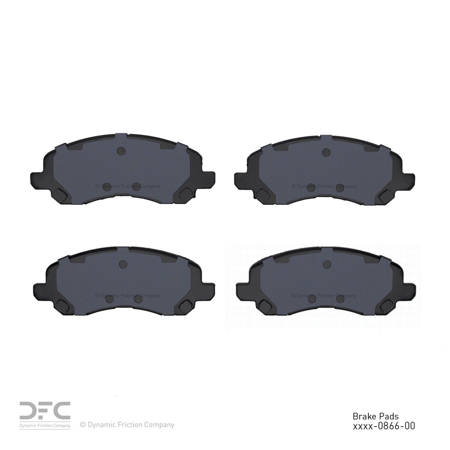 Dynamic Friction Company Disc Brake Pad Set 1115-0866-00