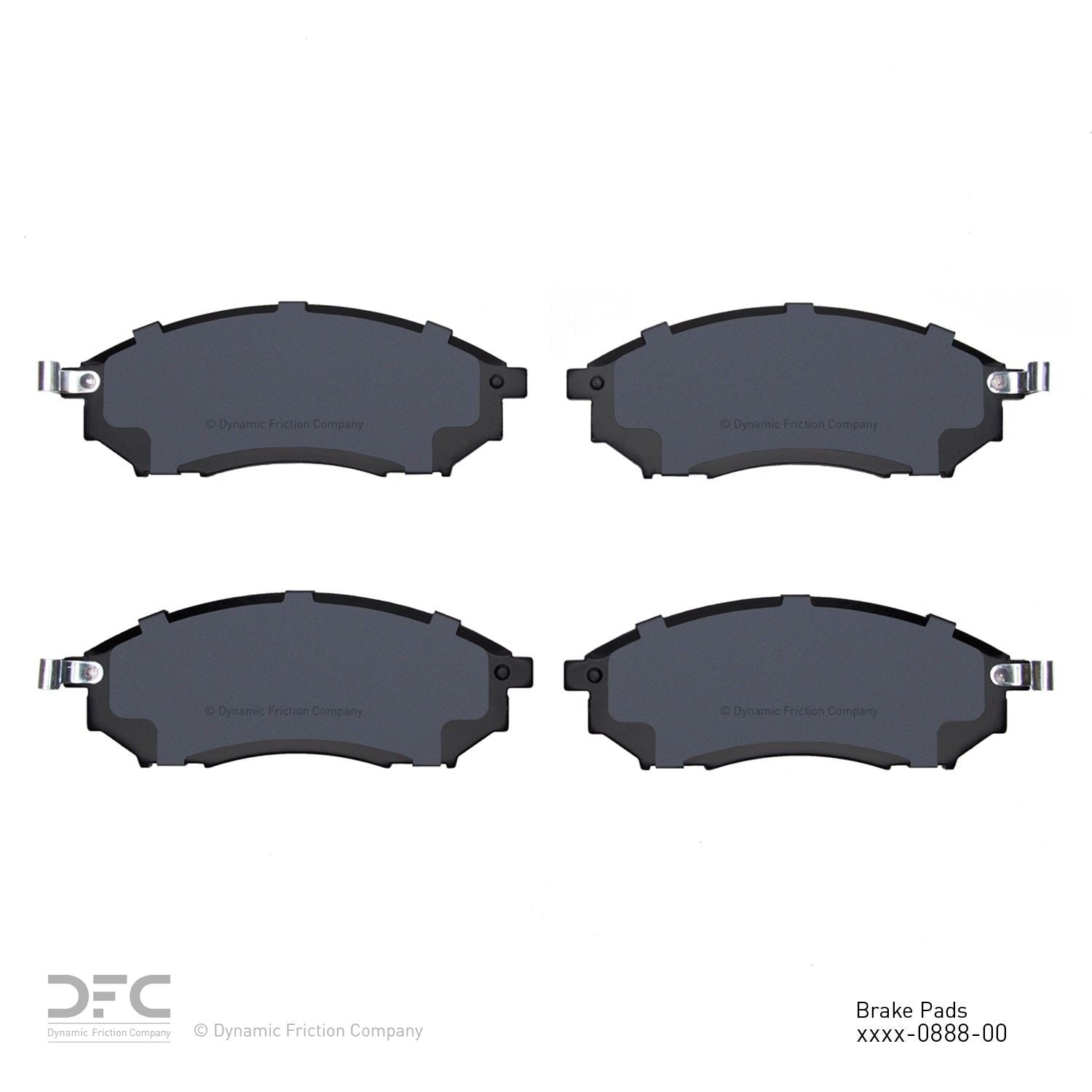 Dynamic Friction Company Disc Brake Pad Set 1115-0888-00