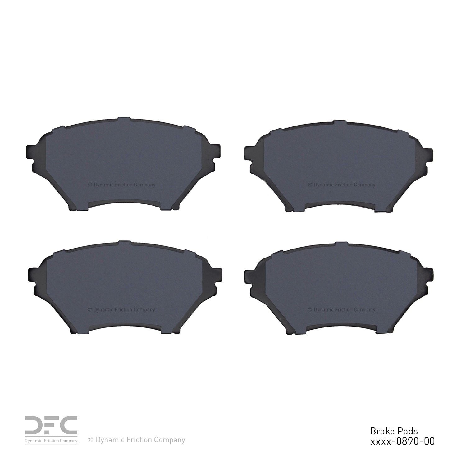 Dynamic Friction Company Disc Brake Pad Set 1115-0890-00