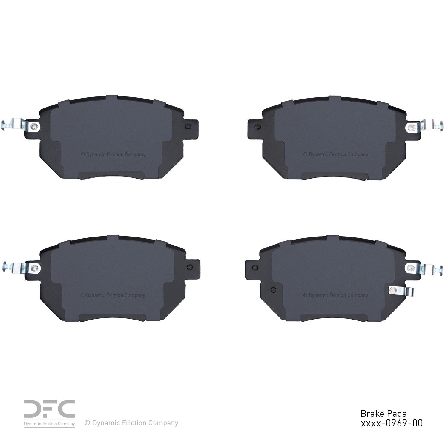 Dynamic Friction Company Disc Brake Pad Set 1115-0969-00