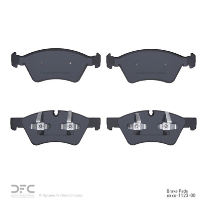 Dynamic Friction Company Disc Brake Pad Set 1115-1123-00