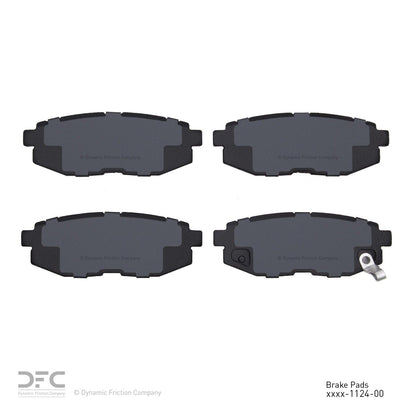 Dynamic Friction Company Disc Brake Pad Set 1115-1124-00