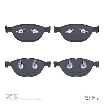 Dynamic Friction Company Disc Brake Pad Set 1115-1151-00