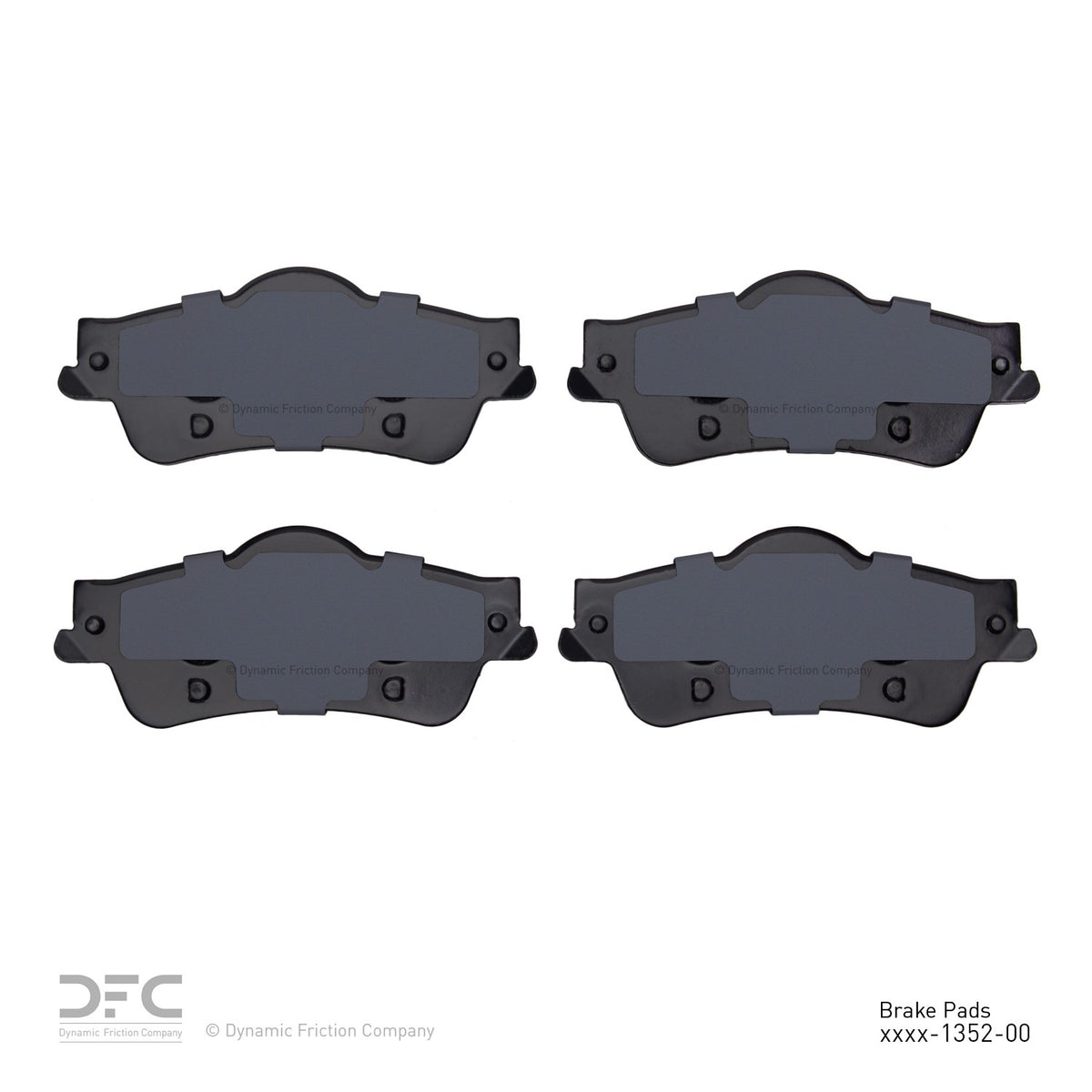 DFC 08-17 Chevrolet Caprice Rear Active Performance Pads - Low Metallic 1115-1352-00