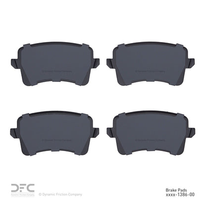 Dynamic Friction Company Disc Brake Pad Set 1115-1386-00