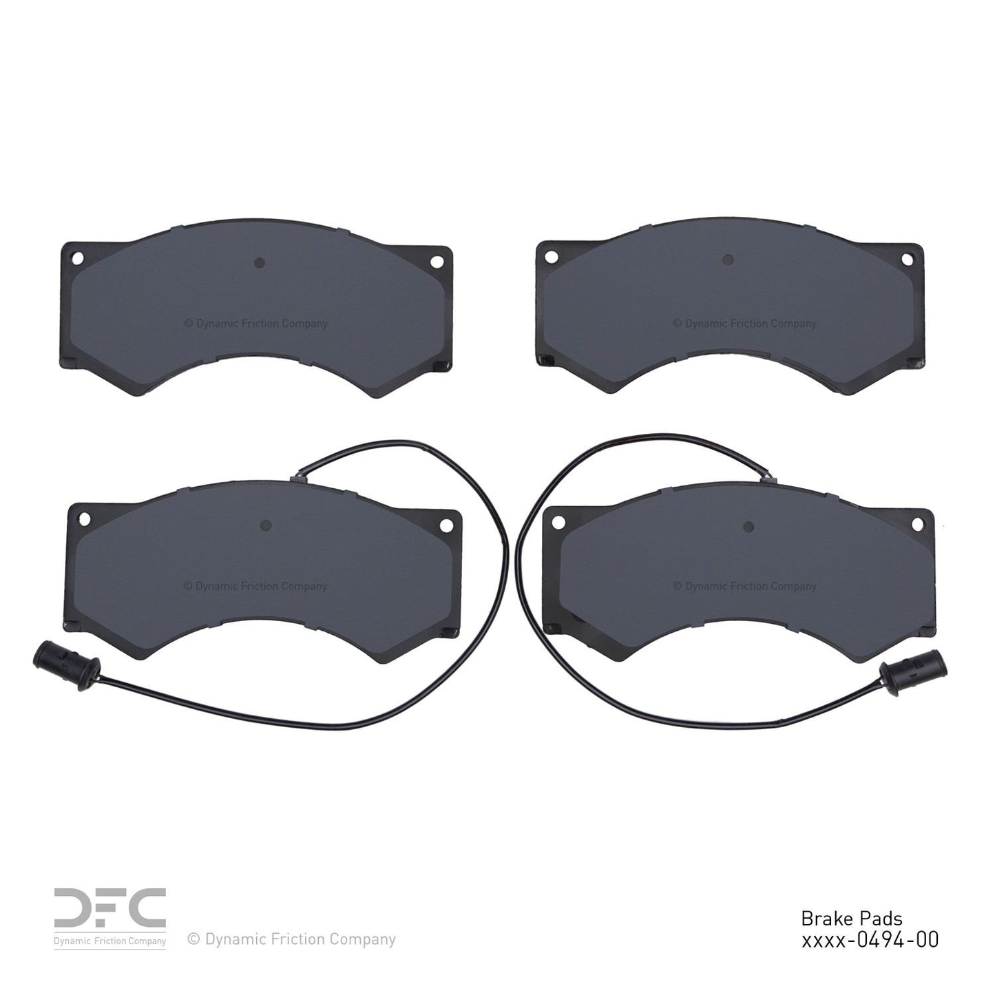 Dynamic Friction Company Disc Brake Pad Set 1214-0494-00