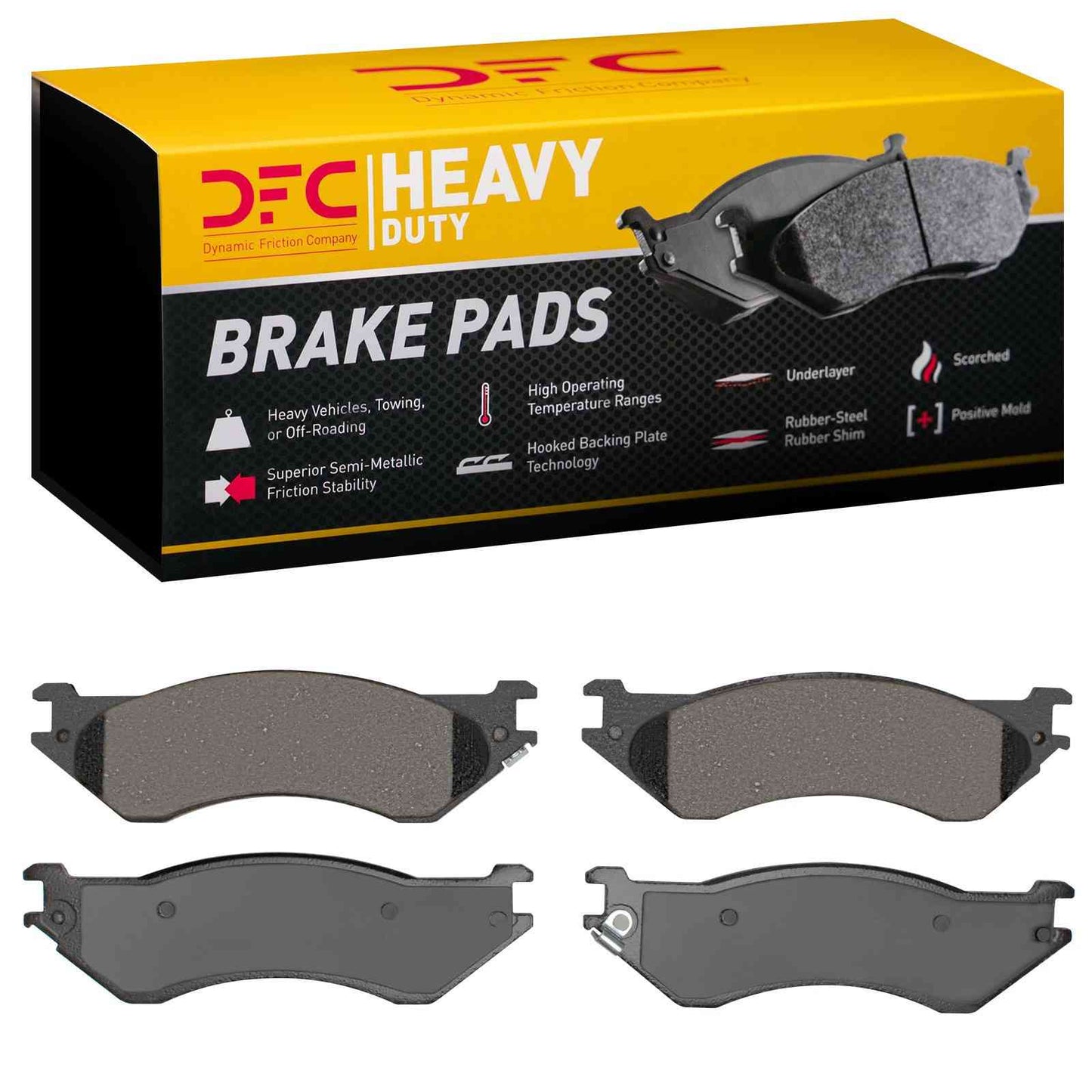 Dynamic Friction Company Disc Brake Pad Set 1214-0702-00