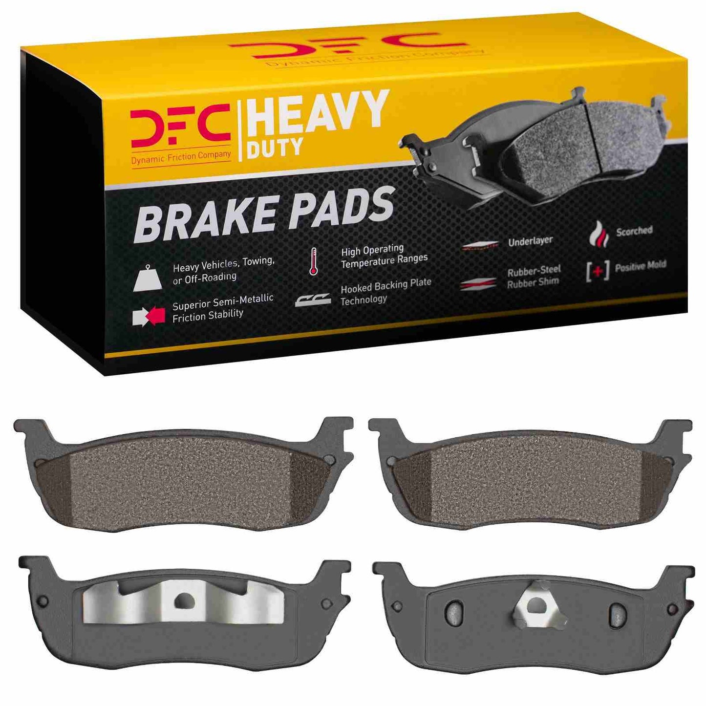 Dynamic Friction Company Disc Brake Pad Set 1214-0711-00
