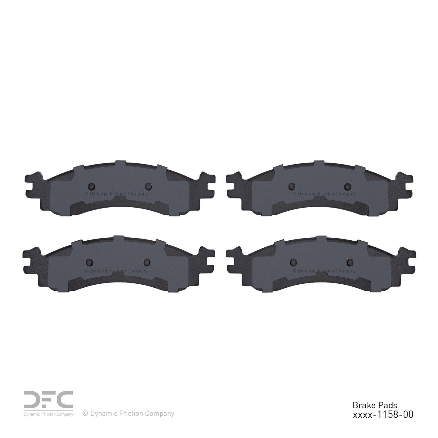 Dynamic Friction Company Disc Brake Pad Set 1214-1158-00