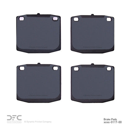 Dynamic Friction Company Disc Brake Pad Set 1310-0117-00