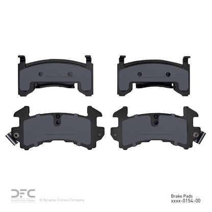 Dynamic Friction Company Disc Brake Pad Set 1310-0154-00