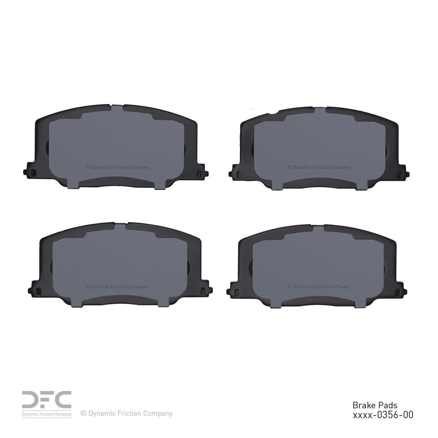Dynamic Friction Company Disc Brake Pad Set 1310-0356-00