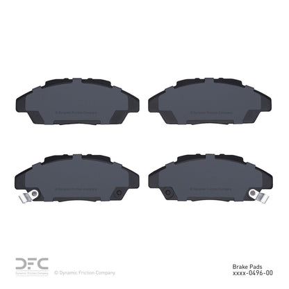 Dynamic Friction Company Disc Brake Pad Set 1310-0496-00