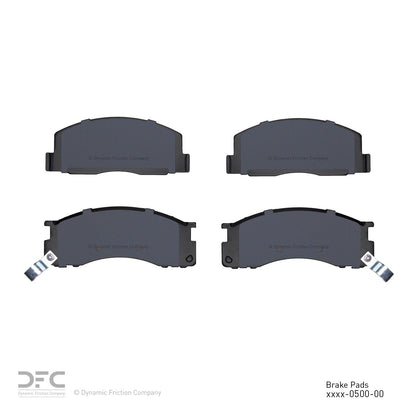 Dynamic Friction Company Disc Brake Pad Set 1310-0500-00
