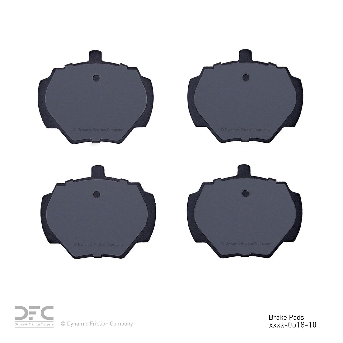 Dynamic Friction Company Disc Brake Pad Set 1310-0518-10