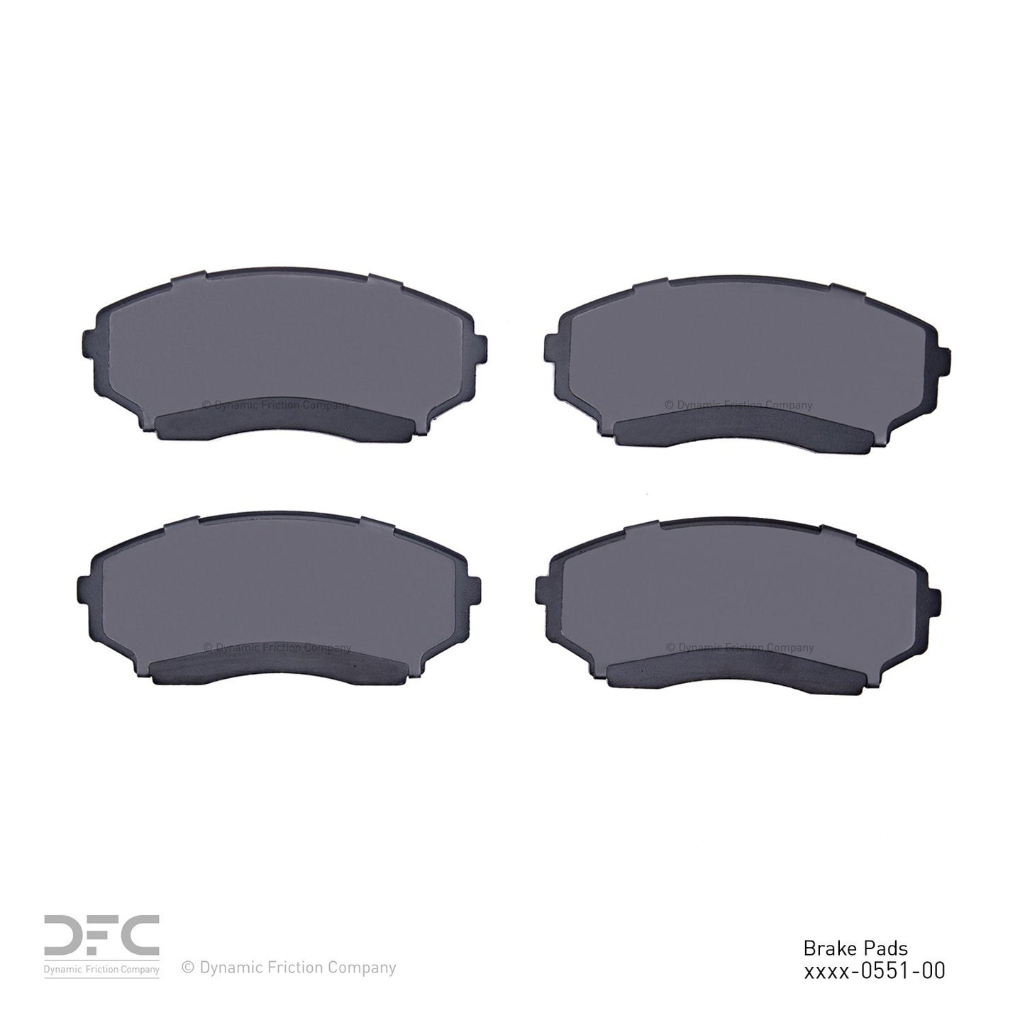 Dynamic Friction Company Disc Brake Pad Set 1310-0551-00