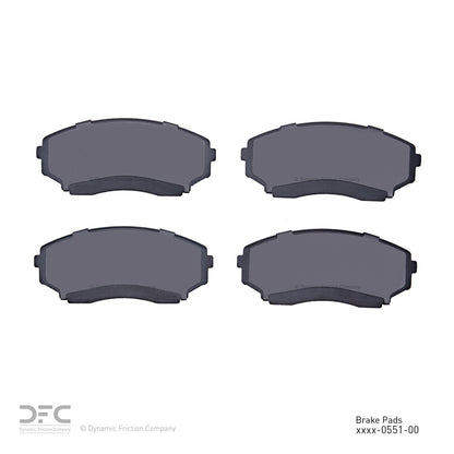 Dynamic Friction Company Disc Brake Pad Set 1310-0551-00
