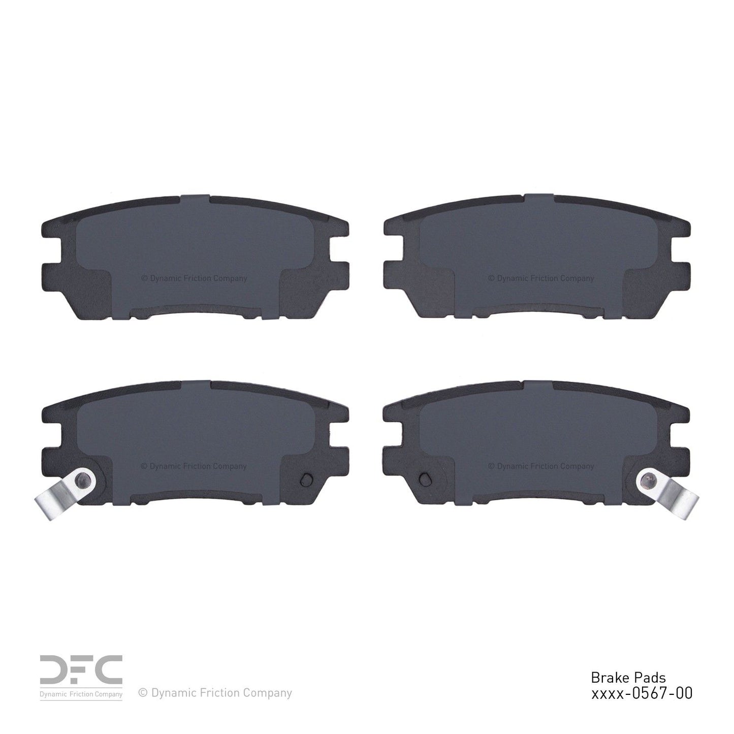 Dynamic Friction Company Disc Brake Pad Set 1310-0567-00