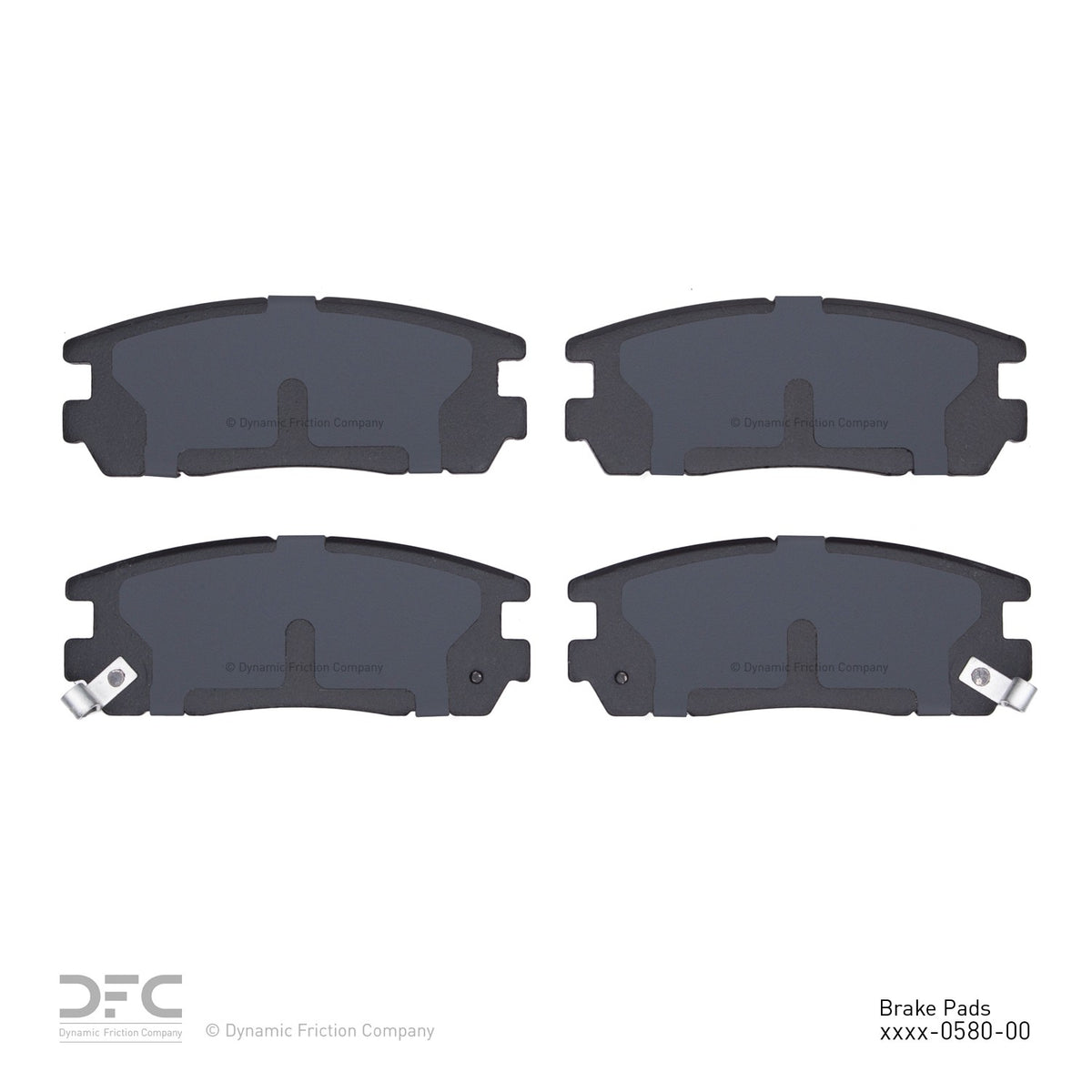 Dynamic Friction Company Disc Brake Pad Set 1310-0580-00