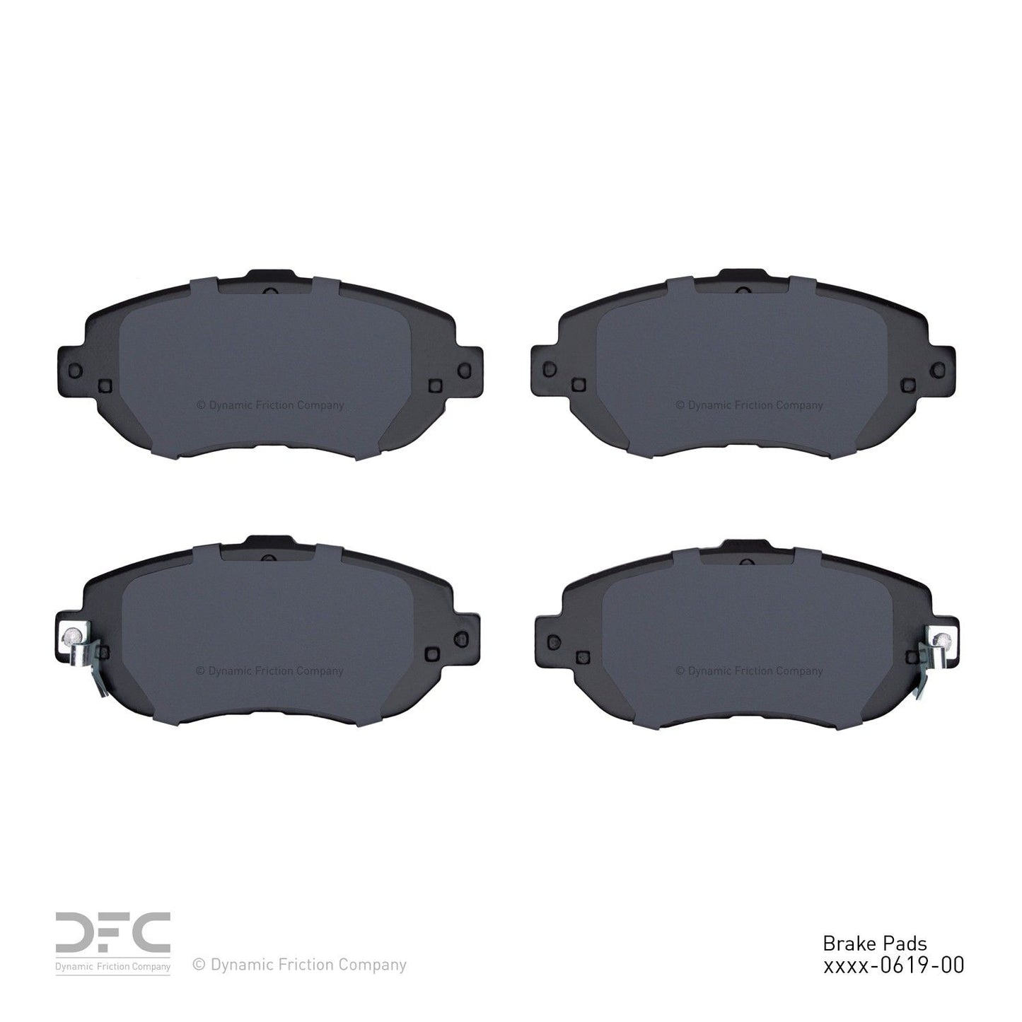 Dynamic Friction Company Disc Brake Pad Set 1310-0619-00