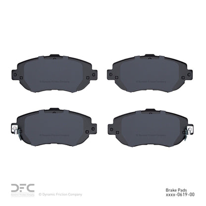 Dynamic Friction Company Disc Brake Pad Set 1310-0619-00