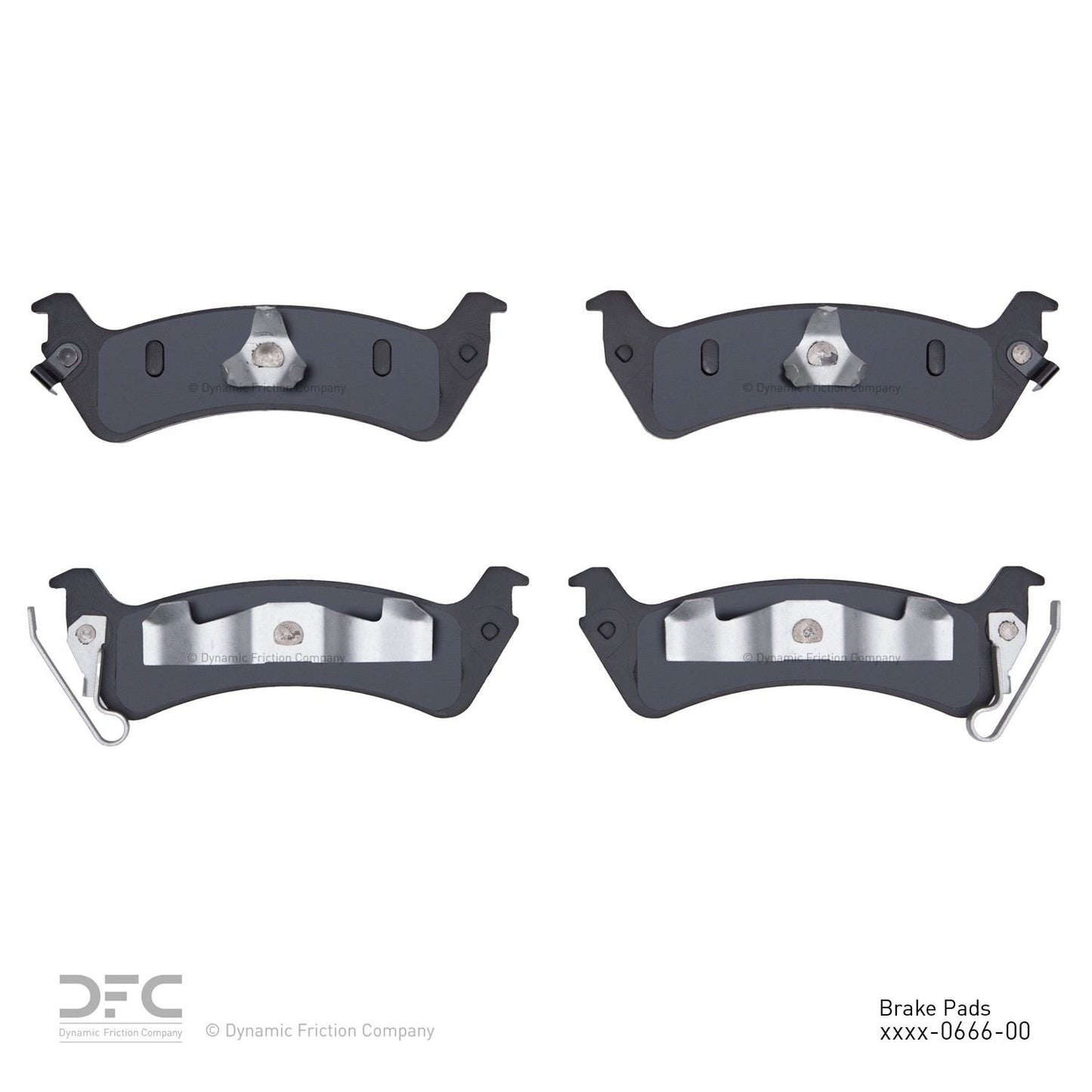 Dynamic Friction Company Disc Brake Pad Set 1310-0666-00