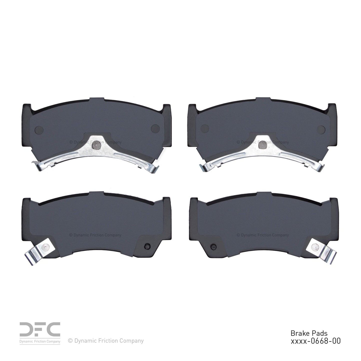 Dynamic Friction Company Disc Brake Pad Set 1310-0668-00