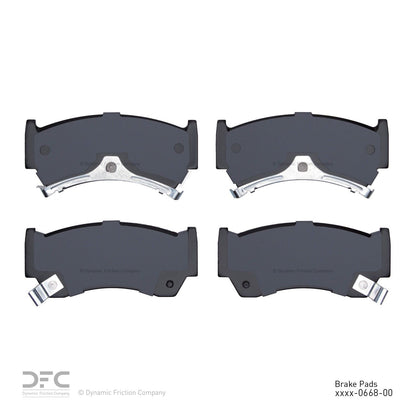 Dynamic Friction Company Disc Brake Pad Set 1310-0668-00