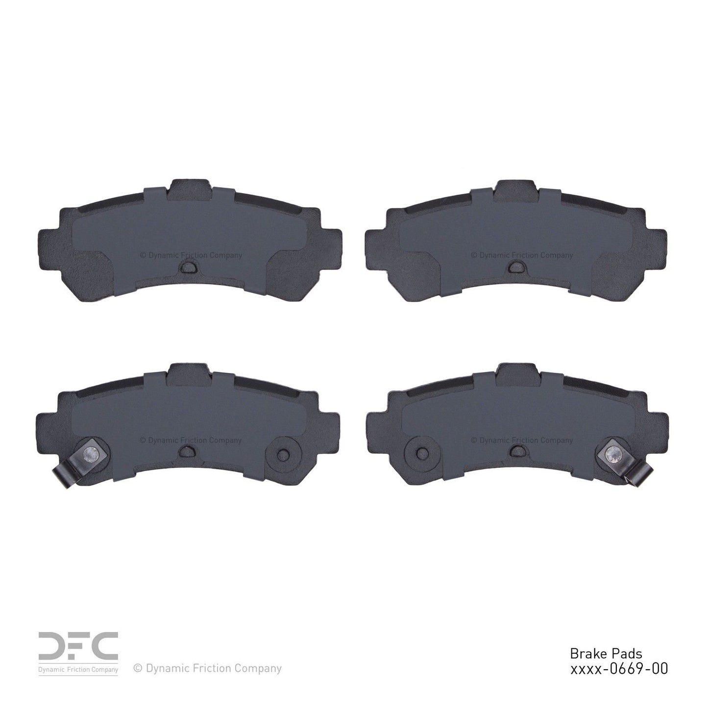 Dynamic Friction Company Disc Brake Pad Set 1310-0669-00