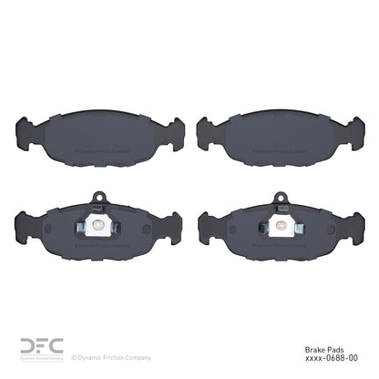Dynamic Friction Company Disc Brake Pad Set 1310-0688-00